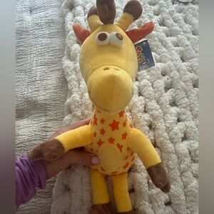 Toys 'R' Us Yellow Star Giraffe Plush
